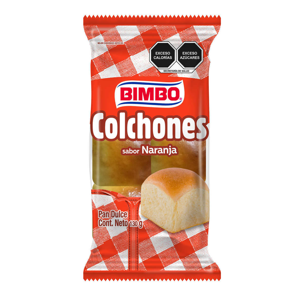 COLCHONES BIMBO NARANJA 130 G