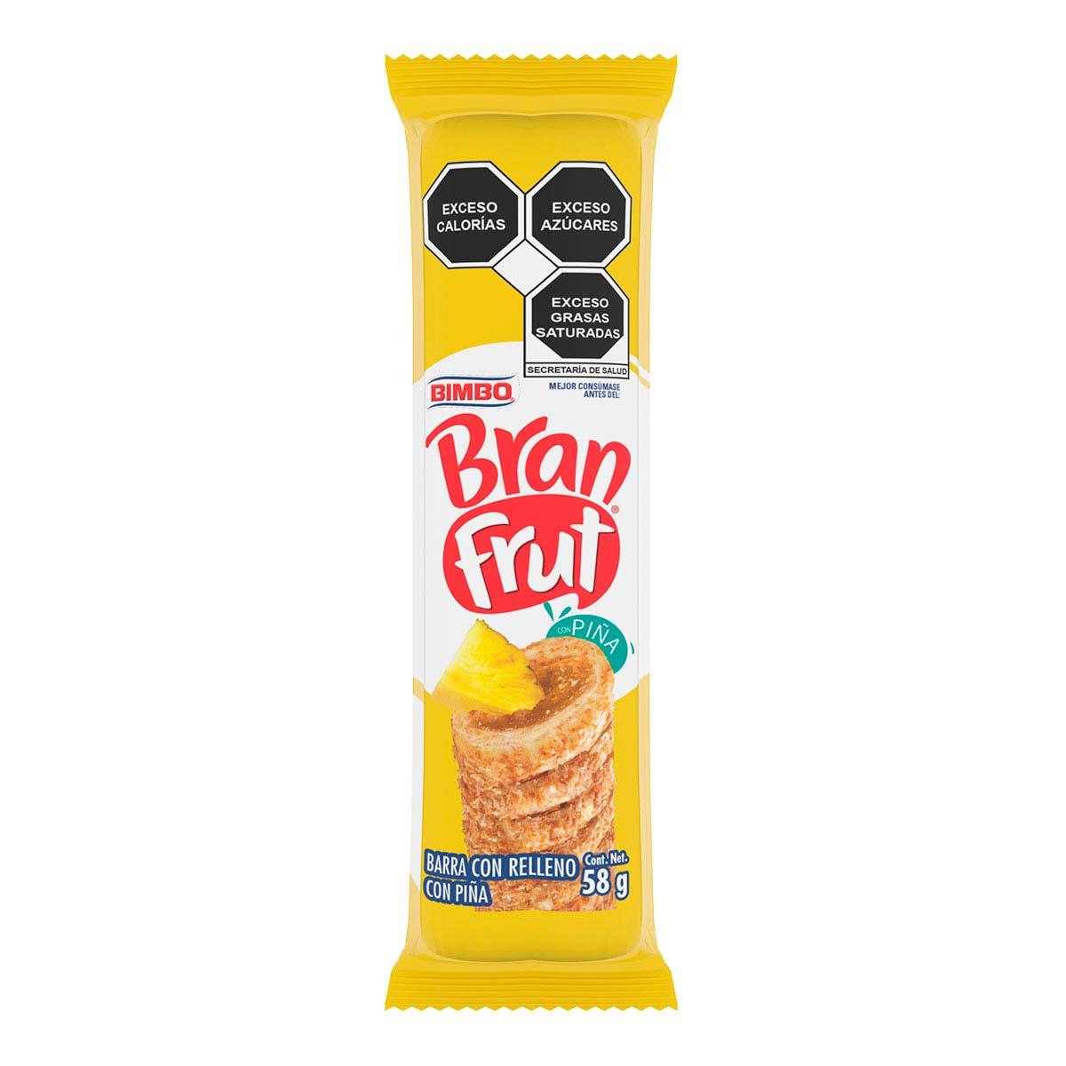 BARRA BRAN FRUT PIÑA 58 G