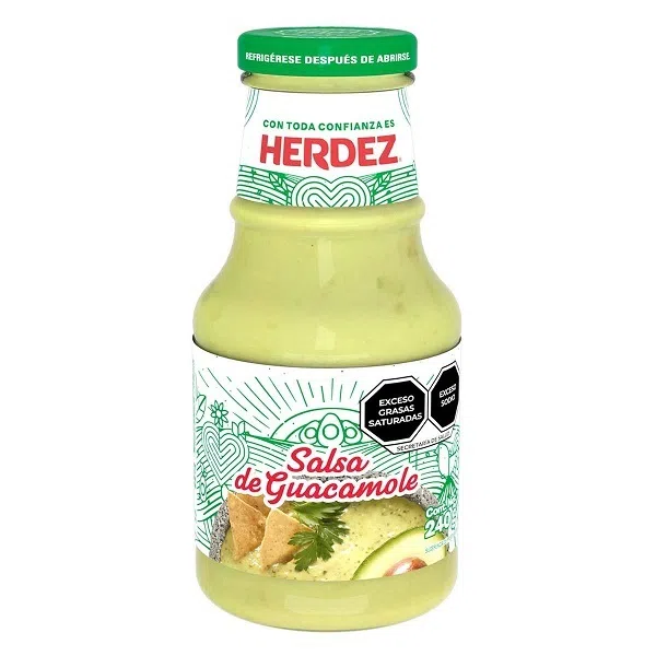 SALSA DE GUACAMOLE HERDEZ 240 GR