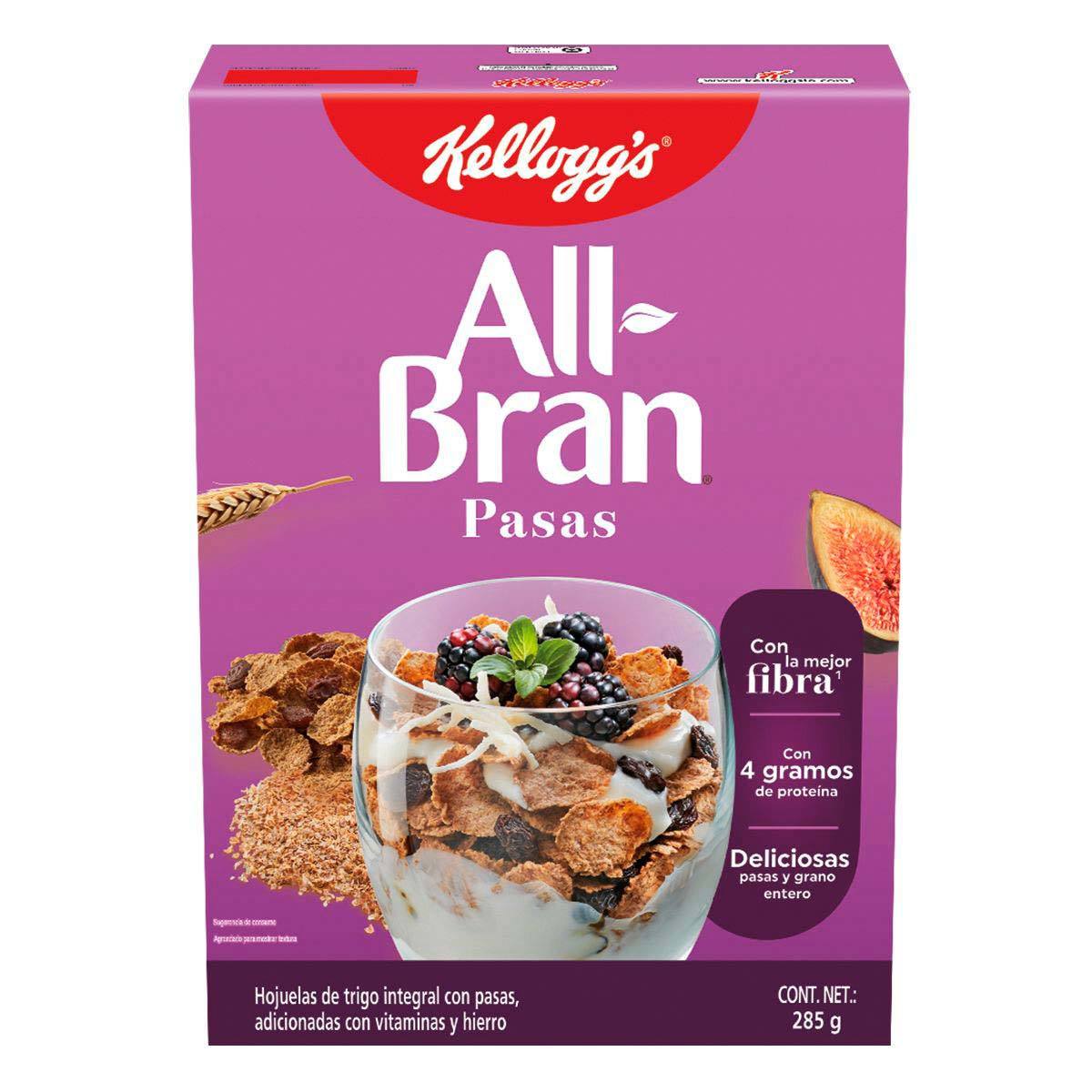 CEREAL ALL- BRAN PASAS 285 G