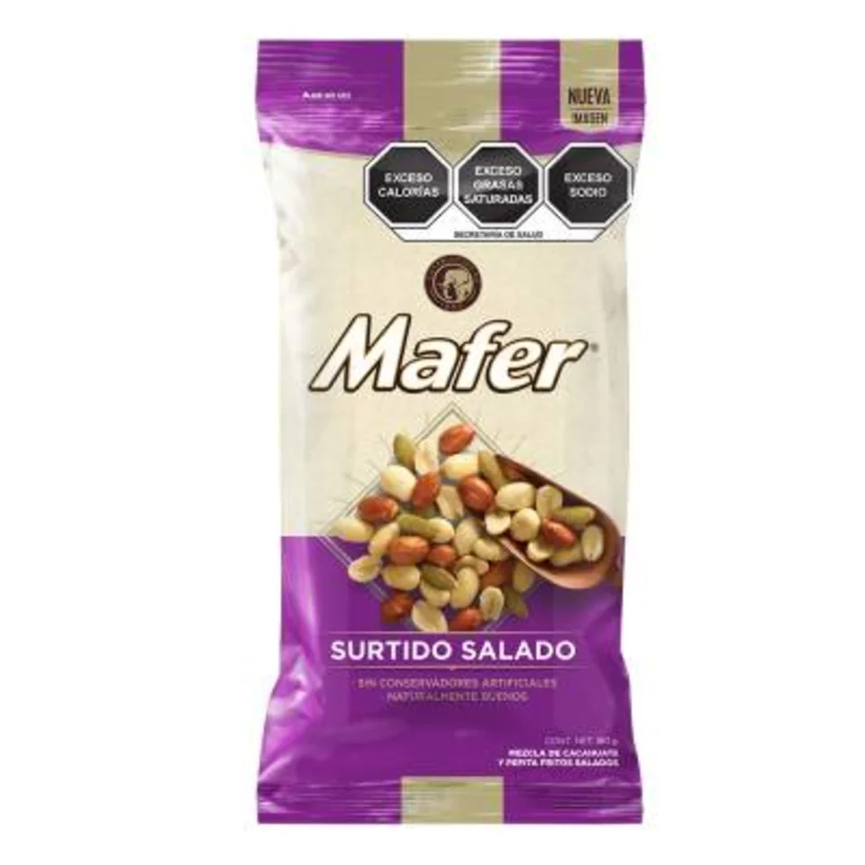 CACAHUATE MAFER SURTIDO SALADO 170 G