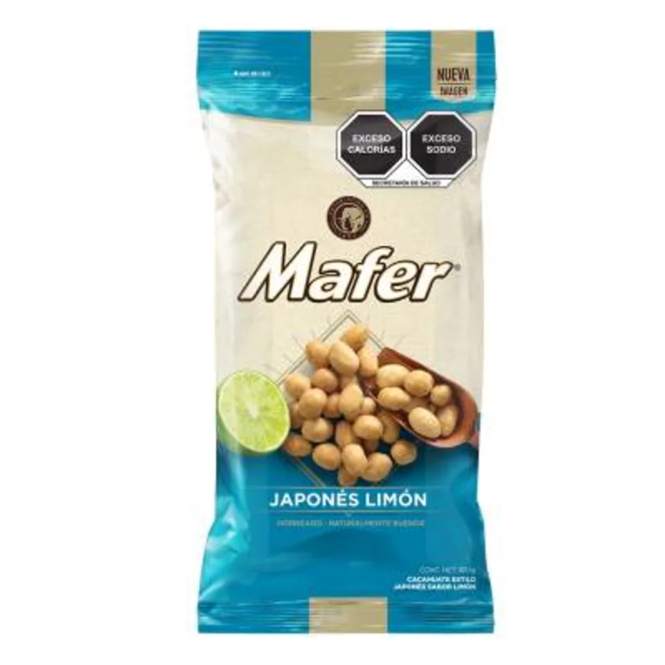 CACAHUATES JAPONES LIMON MAFER 180 G