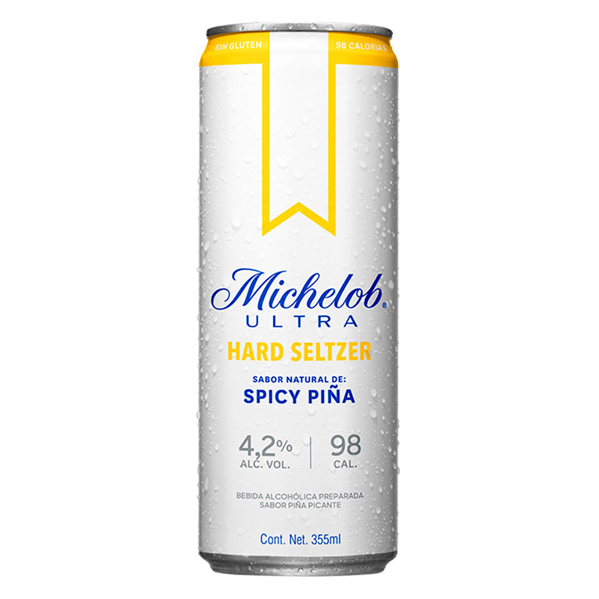 MICHELOB HARD SETLZER SPICY PIÑA BOTE 355ML