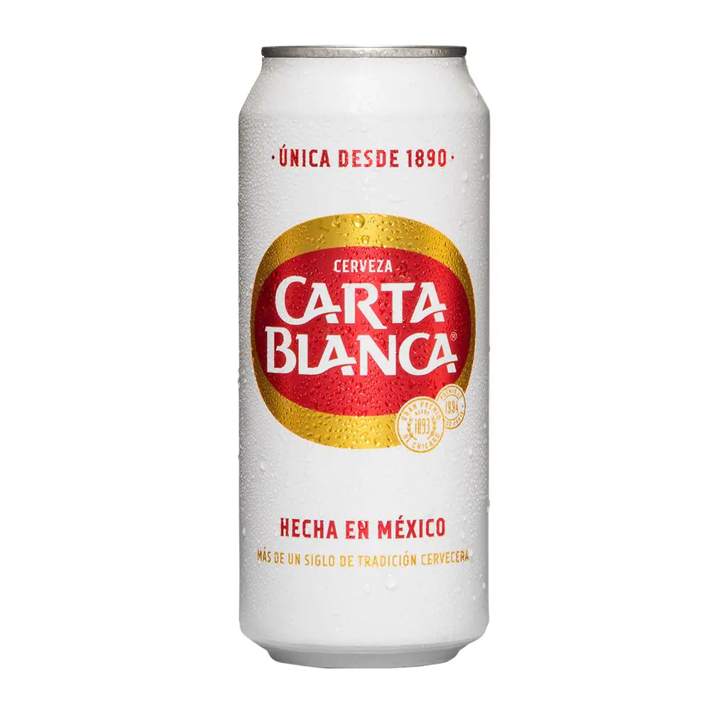 CERVEZA CARTA BLANCA LATÓN 473 ML