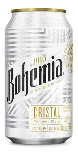 CERVEZA BOHEMIA CRISTAL LATA 355 ML