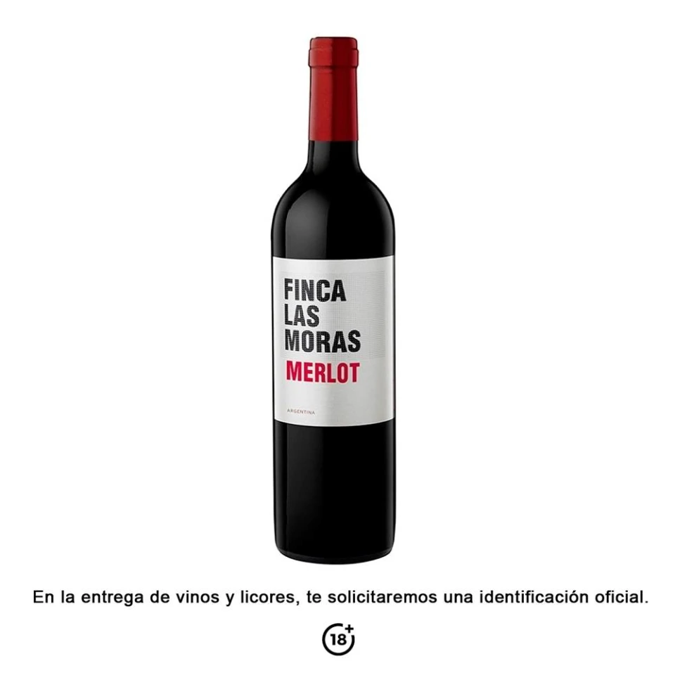 VINO TINTO FINCA LAS MORAS MERLOT 750ML